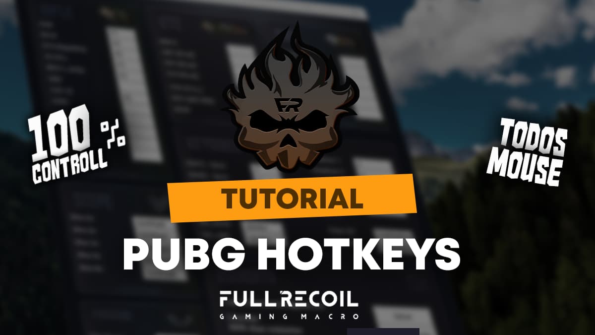 Interface principal PUBG Hotkeys